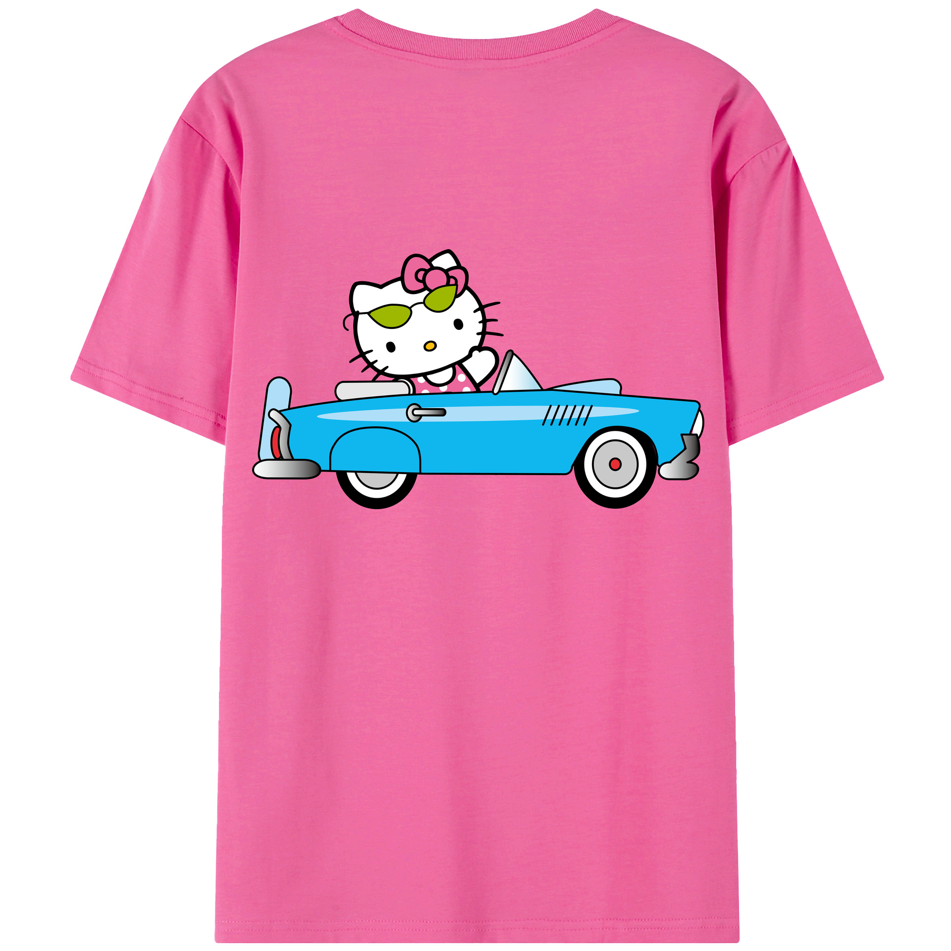 （画像用） Hello Kitty ハローキティ レディース半袖Tシャツ(バックプリント)